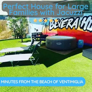 Casa Perfetta Per Grandi Famiglie, Con Jacuzzi Hébergement de vacances Bevera (Liguria)